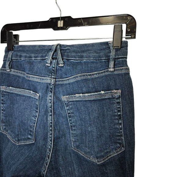 Good‎ American Women's Good Legs Crop Jeans  Size 25 0 Blue Denim - Picture 8 of 13